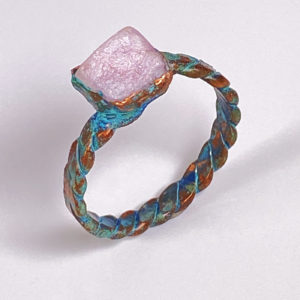 Raw Rose Quartz Ring