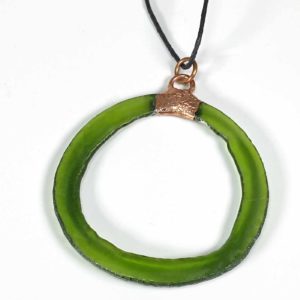 Pendant Recycled Fused Glass